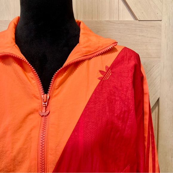 Adidas XS Japona TT Red and Orange Track Jacket Windbreaker Primegreen - Picture 5 of 16